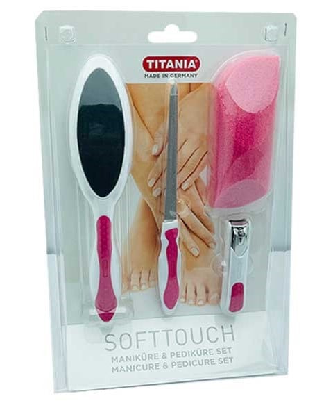 SOFTTOUCH MANICURE AND PEDICURE SET 