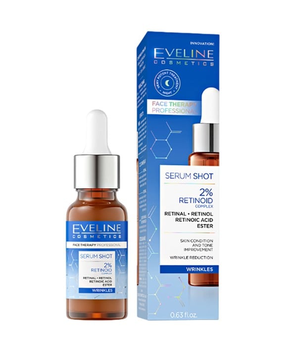 EVELINE FACE THERAPY SERUM SHOT 2 PERCENT RETINOID WRINKLE
