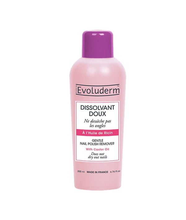 EVOLUDERM GENTLE NAIL POLISH REMOVER WITH CASTOR OIL 