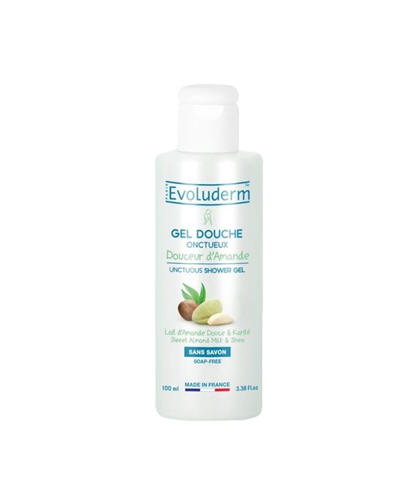 EVOLUDERM ALMOND UNCTUOUS SHOWER GEL 