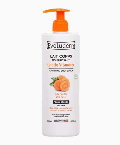 EVOLUDERM NOURISHING BODY LOTION WITH CARROT 