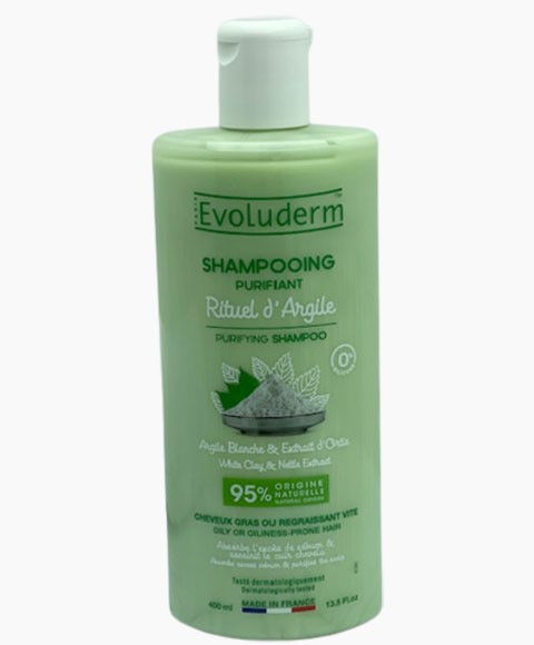 EVOLUDERM RITUEL AND ARGILE PURIFYING SHAMPOO 