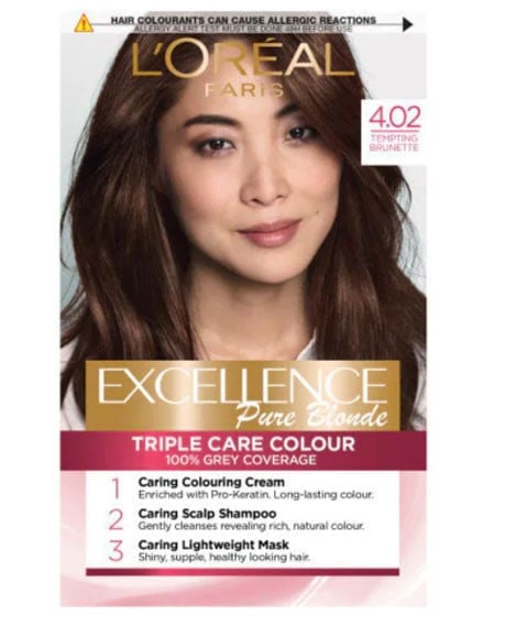 EXCELLENCE PURE BLONDE COLOR 4.02 TEMPTING BRUNETTE 