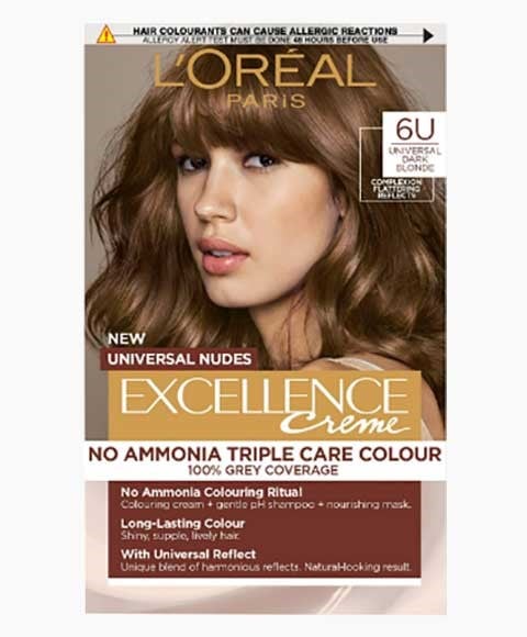 EXCELLENCE CREME NO AMMONIA TRIPLE CARE HAIR COLOUR 6U UNI