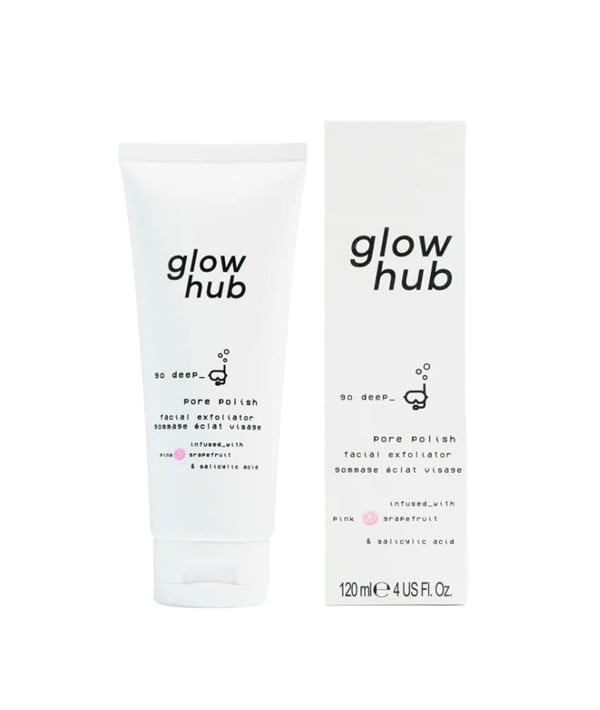 GLOW HUB PORE POLISH FACIAL EXFOLIATOR 