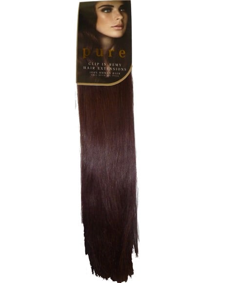 PURE CLIP IN REMY HAIR EXTENSIONS 