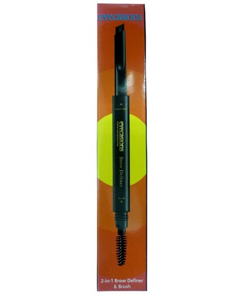 EYECASIONS 2 IN 1 BROW DEFINER AND BRUSH 02 ESPRESSO 