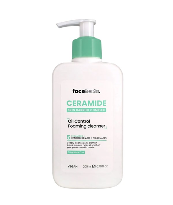 FACE FACTS 5 CERAMIDE OIL CONTROL FOAMING CLEANSER 