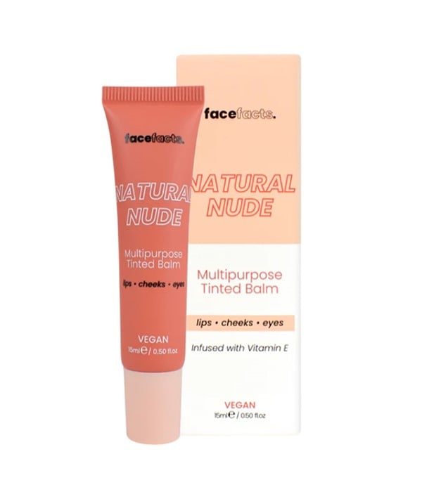 FACE FACTS MULTIPURPOSE TINTED BALM NATURAL NUDE 
