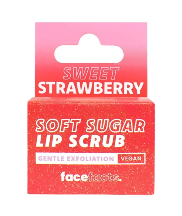 FACE FACTS SOFT SUGAR LIP SCRUB SWEET STRAWBERRY 