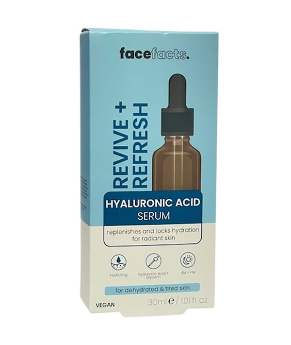 FACE FACTS REVIVE PLUS REFRESH HYALURONIC ACID SERUM 