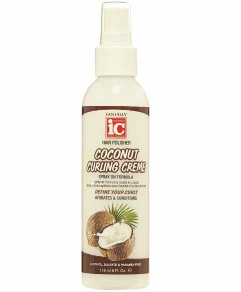 FANTASIA COCONUT CURLING CREME SPRAY ON FORMULA 