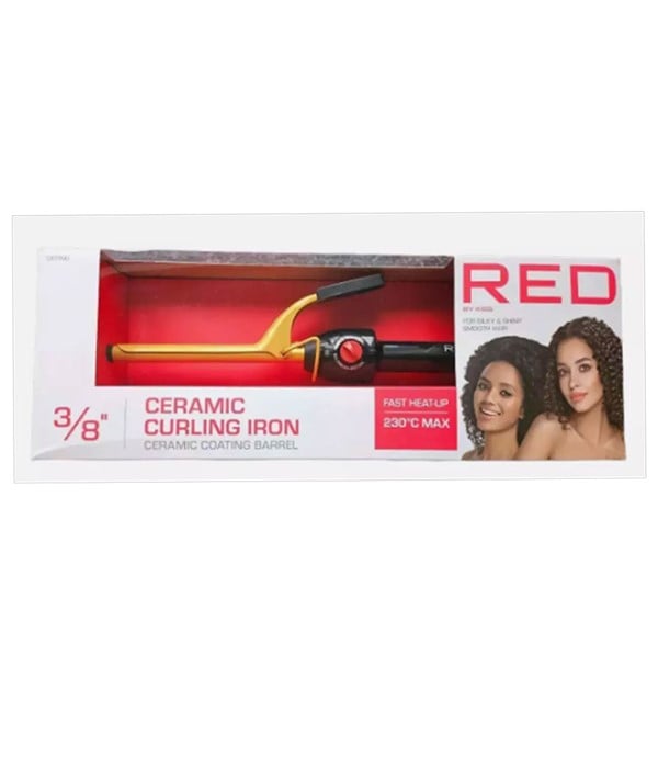 RED BY KISS CERAMIC CURLING IRON C101NG 