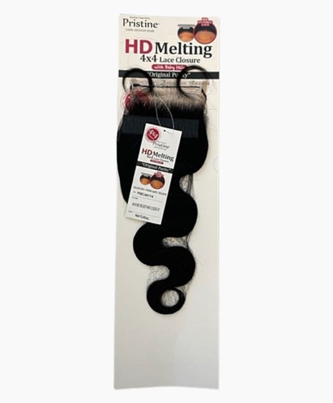 PRISTINE 4 X 4 HD MELTING BODY WAVE CLOSURE 