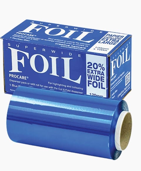 SUPERWIDE FOILS FOR HIGHLIGHTING AND COLOURING BLUE ROLL 