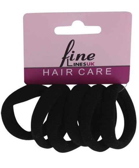 FINE LINESUK HAIRCARE 6 PACK PONYTAIL ELASTIC 