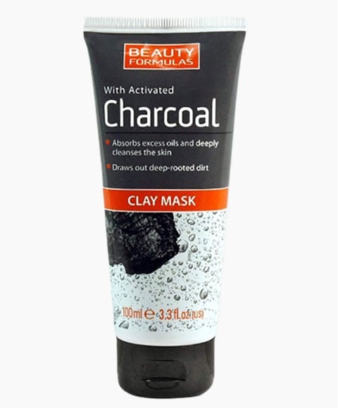 BEAUTY FORMULAS WITH ACTIVATED CHARCOAL CLAY MASK 