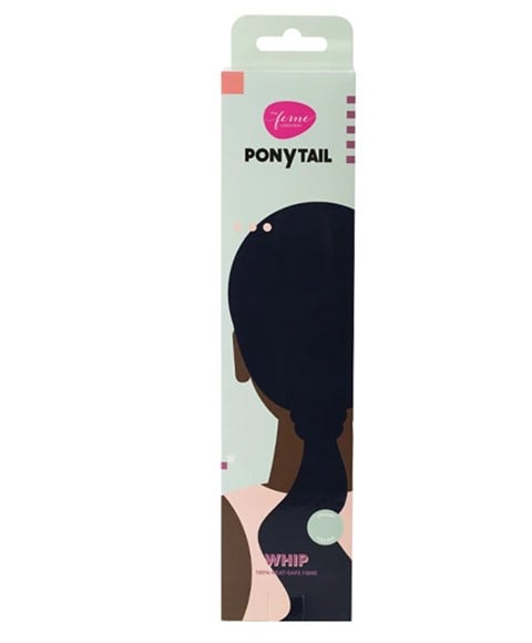 THE FEME COLLECTION SYN PONYTAIL WHIP 