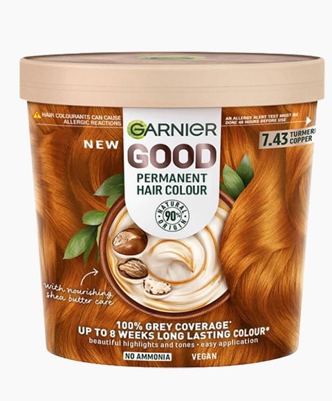 GARNIER GOOD PERMANENT HAIR COLOUR 7.43 TUMERIC COPPER 
