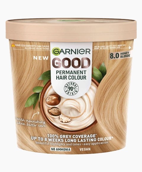 GARNIER GOOD PERMANENT HAIR COLOUR 8.0 HONEY BLONDE 