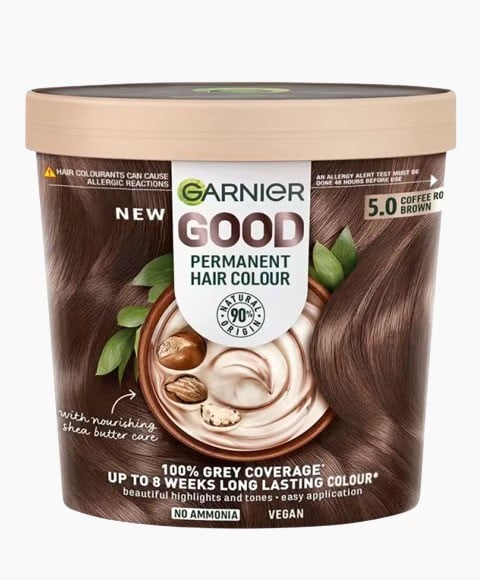 GARNIER GOOD PERMANENT HAIR COLOUR 5.0 COFFEE ROAST BROWN