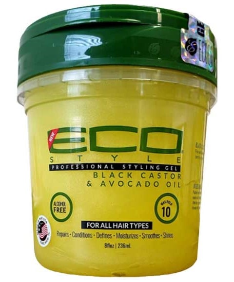 ECO STYLER BLACK CASTOR AND AVOCADO OIL GEL 