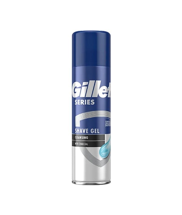 GILLETTE SERIES CLEANSING SHAVE GEL WITH CHARCOAL 