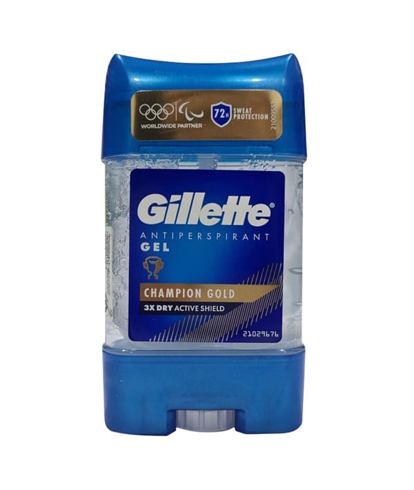 GILLETTE CHAMPION GOLD ANTIPERSPIRANT GEL 