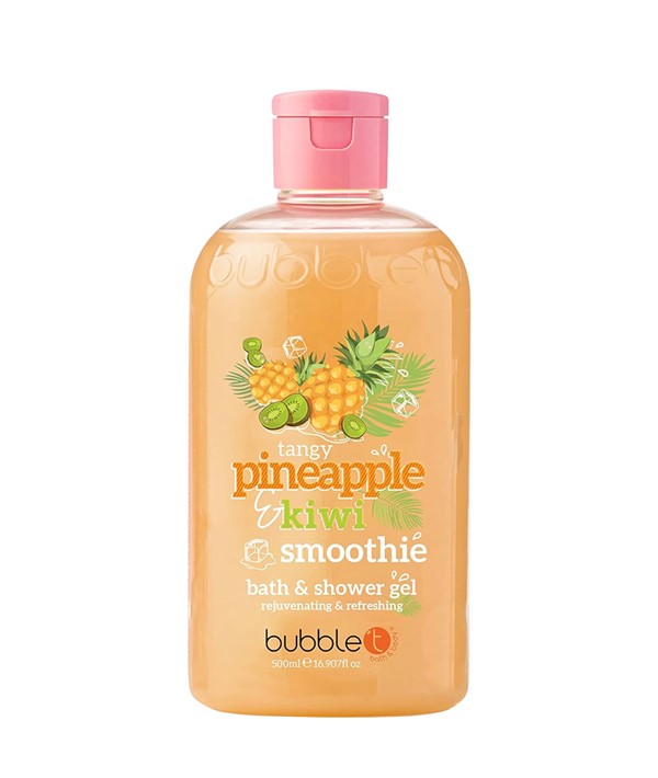TANGY PINEAPPLE AND KIWI SMOOTHIE BATH AND SHOWER GEL 