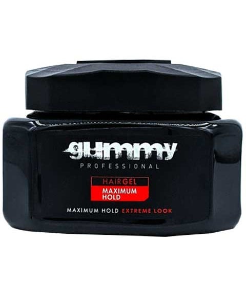 GUMMY MAXIMUM HOLD AND EXTREME LOOK HAIR GEL 