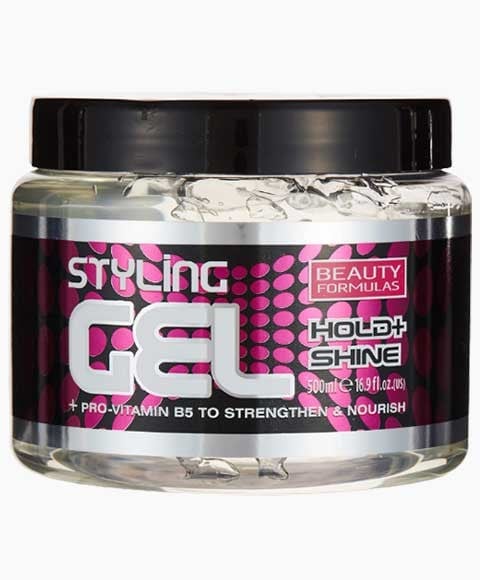 BEAUTY FORMULAS HOLD PLUS SHINE STYLING GEL 