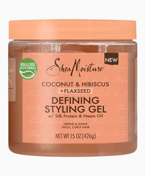 COCONUT AND HIBISCUS PLUS FLAXSEED DEFINING STYLING GEL 