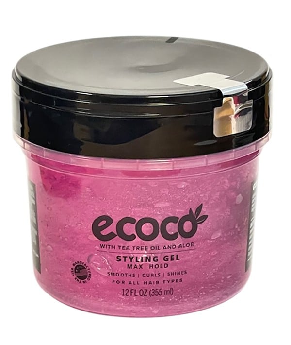 ECOCO TEA TREE AND ALOE MAX HOLD STYLING GEL 