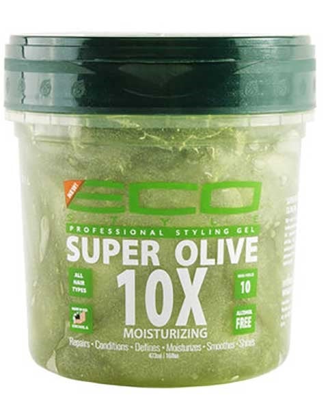 ECO SUPER OLIVE 10X HAIR MOISTURISING STYLING GEL  