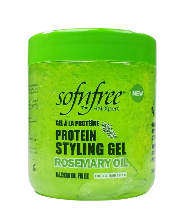 SOF N FREE HAIR XPERT ROSEMARY OIL PROTEIN STYLING GEL 