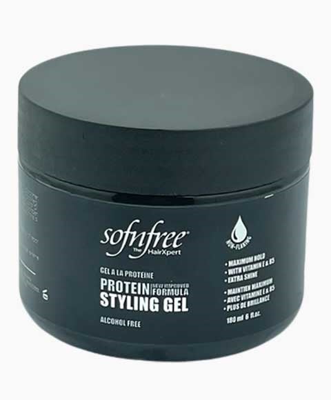 SOF N FREE PROTEIN STYLING GEL BLACK 