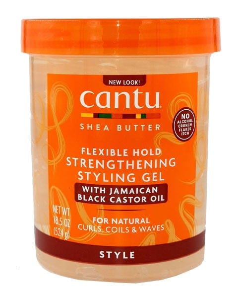 CANTU SHEA BUTTER STRENGTHENING STYLING GEL WITH JAMAICAN
