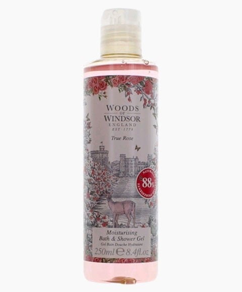 TRUE ROSE MOISTURISING BATH AND SHOWER GEL 