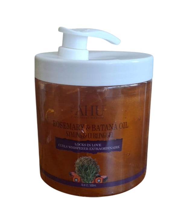 AHU ROSEMARY AND BATANA OIL STYLING CURLING GEL 