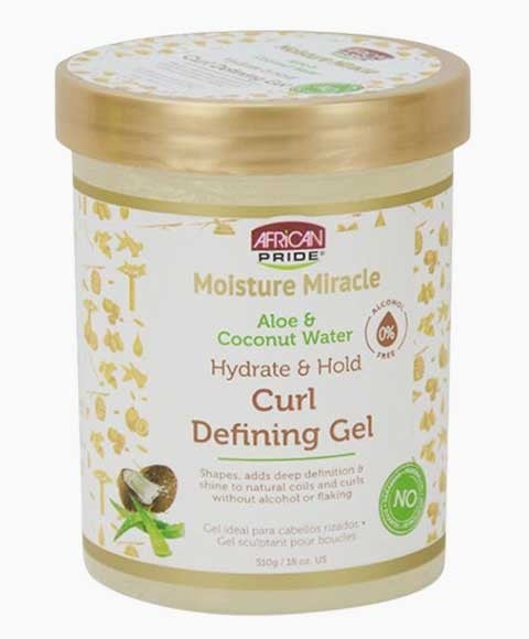 MOISTURE MIRACLE ALOE AND COCONUT WATER CURL DEFINING GEL