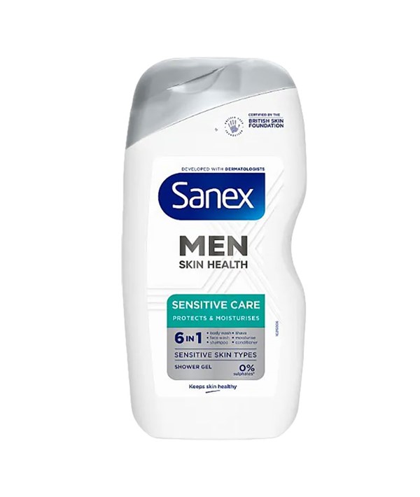 MEN SKIN HEALTH SENSITIVE CARE 6 IN 1 SHOWER GEL 