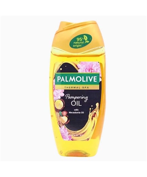 PALMOLIVE PAMPERING OIL SHOWER GEL WITH MACADAMIA OIL 