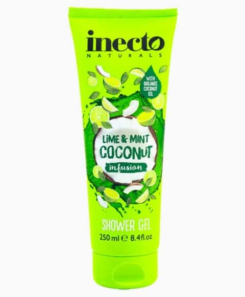 INECTO NATURALS LIME AND MINT COCONUT INFUSION SHOWER GEL
