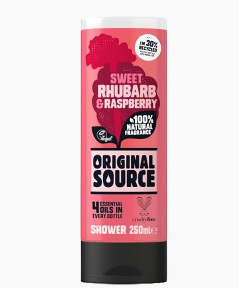 SWEET RHUBARB AND RASPBERRY SHOWER GEL 