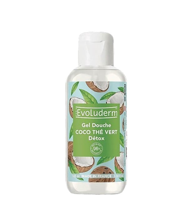EVOLUDERM DETOX COCO GREEN TEA SHOWER GEL 