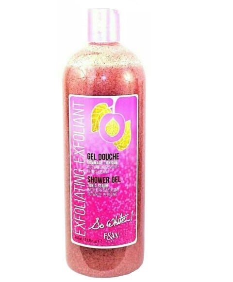 SO WHITE EXFOLIANT SHOWER GEL TONIC SCRUB 