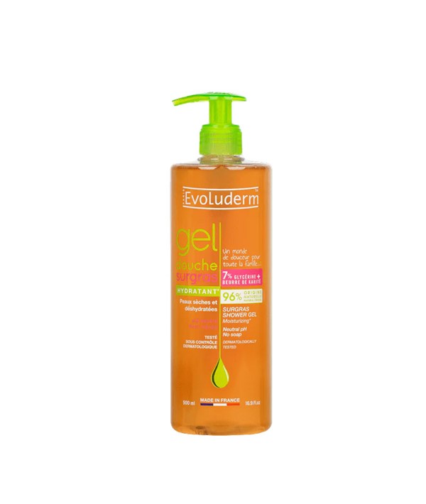 EVOLUDERM SURGRAS MOISTURIZING SHOWER GEL 