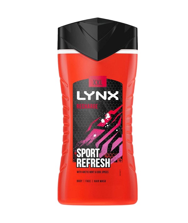 LYNX RECHARGE SPORT REFRESH SHOWER GEL 