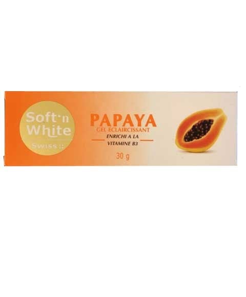 SWISS SOFT N WHITE PAPAYA LIGHTENING GEL 