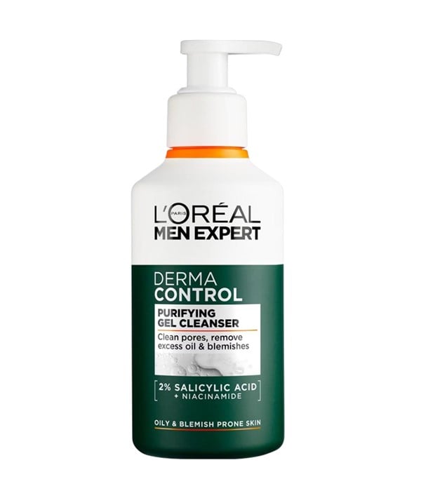 MEN EXPERT DERMA CONTROL PURIFYING GEL CLEANSER 